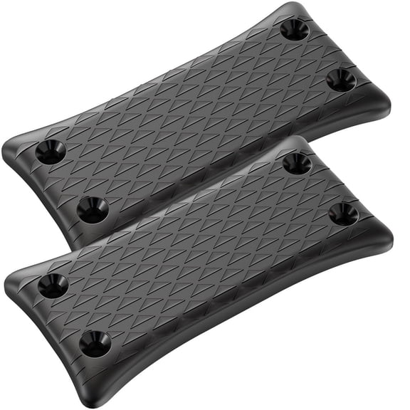 2-Pack Magnetic Gun Mount, 55 Lbs Rating,Rubber Coated Magnet Gun Holder for Pistol, Handgun, Safe, Using in Car, Truck, Wall, Desk, Vehicle and Home