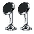 thumbnail image 1 of 2 Pack Magnetic Phone Holders for Your Car, Magnetic Car Phone Holder, iPhone Magnetic Car Mount for Cell Phone, 360° Rotation Universal Dash Car Phone Holder Mount, Silver, 1 of 8