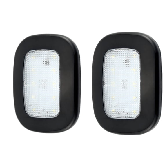 2 Pack Magnetic Rechargeable USB Wireless Car Interior Ceiling Light - LED Dome Lamp & Map Reading Light Cover, Universal Car Roof Ceiling Accessories