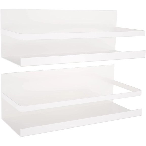 2 Pack Magnetic Spice Rack for Refrigerator,Heave Duty Magnetic Shelf for Kitche