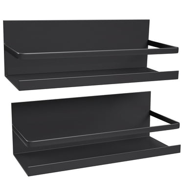 2 Pack Magnetic Spice Rack for Refrigerator, Magnetic Shelf for Kitchen, Storage Organizer