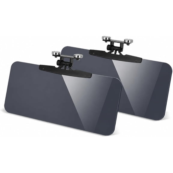 2-Pack Magnetic Sun Visor for UTV & Golf Cart, Polarized Anti-Glare Adjustable Sunshade, Tool-Free Fit for Polaris Ranger/Defender, Can-Am, Uforce 1000, EZGO with Metal Roof/Crossbars,13.39"  6.1"