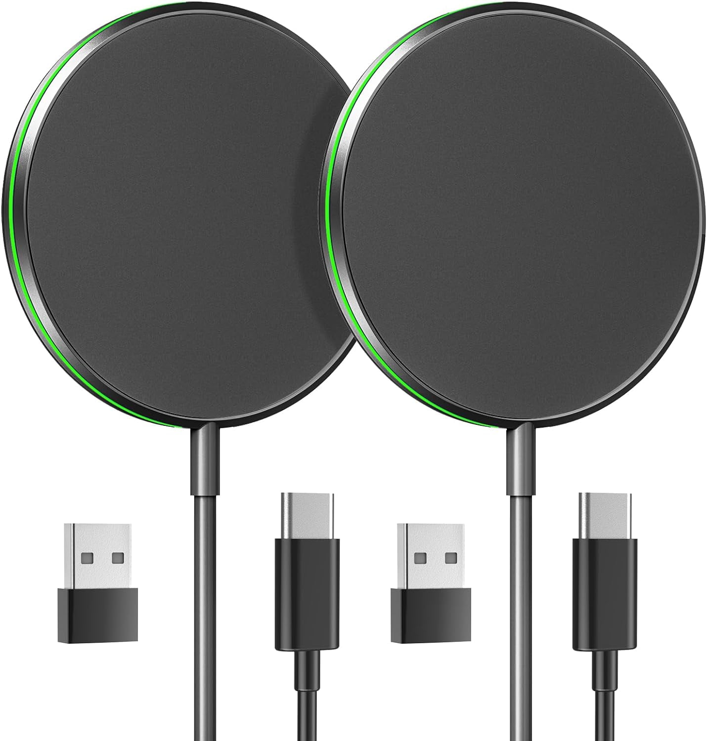 Ricarica Rapida 15W Caricatore Wireless Magnetico - 15W Per IPhone 12-16, Bianco, 2 Pezzi, Con Cavo Caricatore Magsafe 15w Iphone - Foto 13