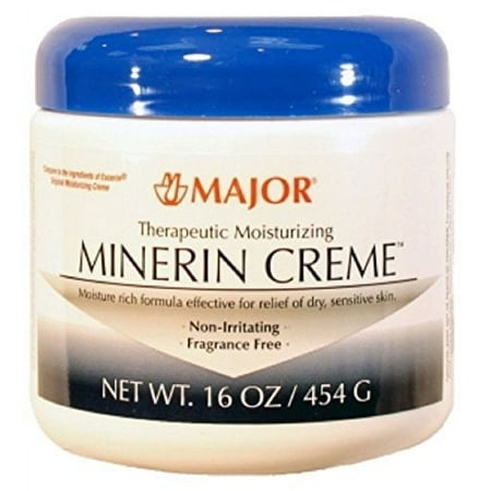 2 Pack Major Minerin Creme Non Irritating Fragrance Free 16oz Each