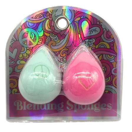 2 Pack Makeup Blender Sponges, Ultra Soft Beauty Sponge Applicators for Liquid, Cream, Powder, Flawless Blending, Contouring, Setting, Precision Tip, Rounded Base, Reusable Tools