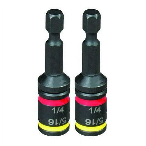 2 Pack Malco Dual-Sided Reversible Hex Driver #MSHC