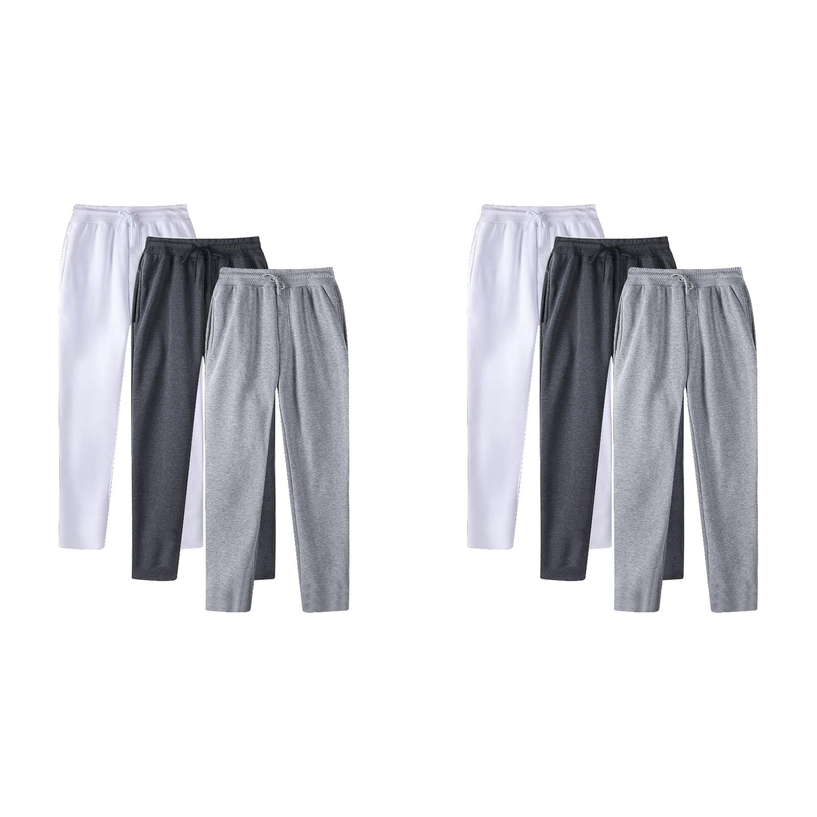 2 Pack Male Hip Hop Pants Band 1 Casual Solid Color Track Boy Apparel ...