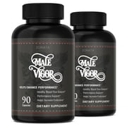 2 Pack Male Vigor Supplement Advanced Formula, Male Vigor For Men, MaleVigor Capsules - 180 Count