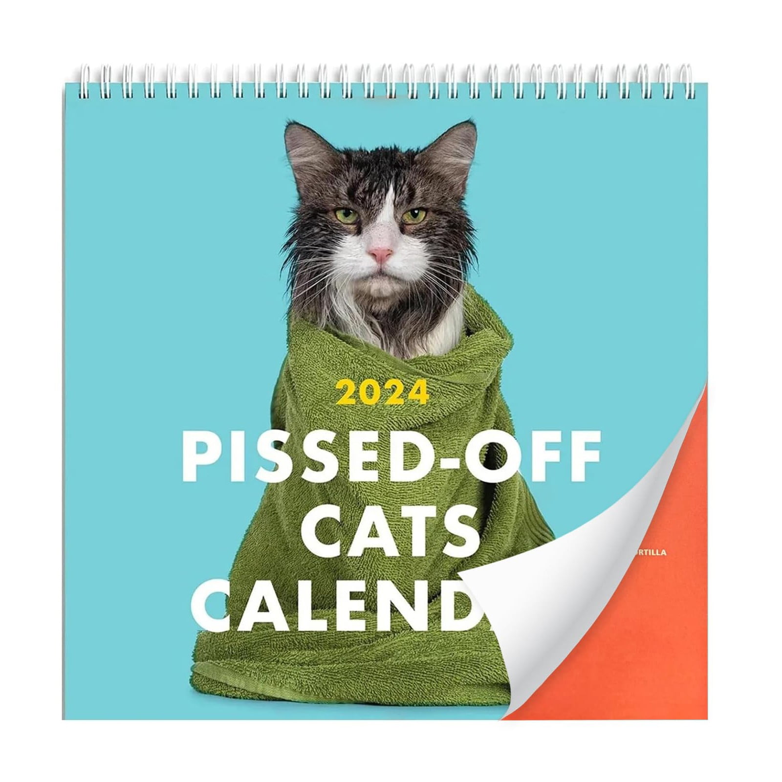walmart deals 2024,2 Pack by Malibure Calendar,2024 Off Cats Calendar