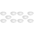 2 Pack by Malibure Flower Pots,5 Pack Clear Plastic Plant Saucers