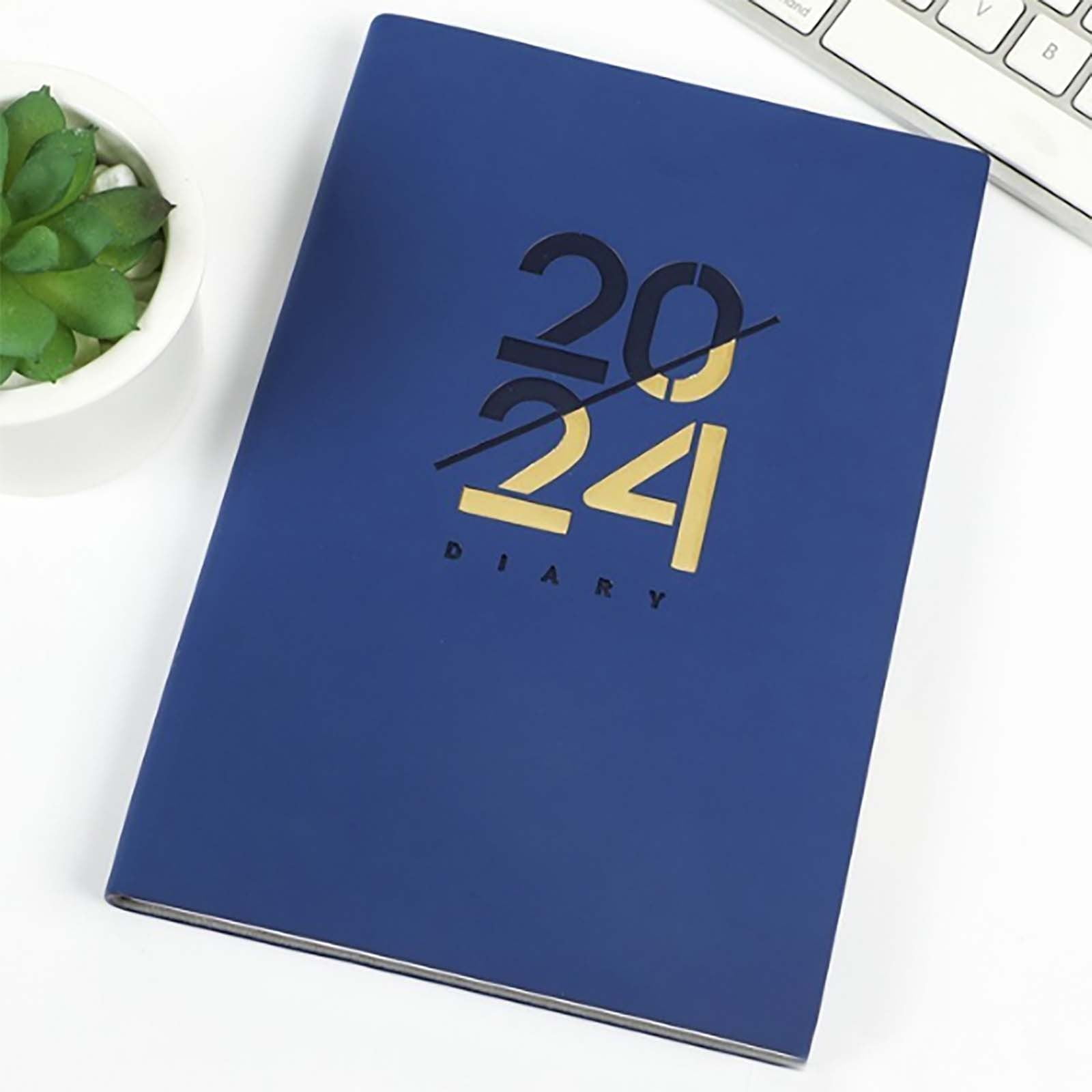 2 Pack by Malibure Notebook,2024 Agenda Book Home Supply Schedule