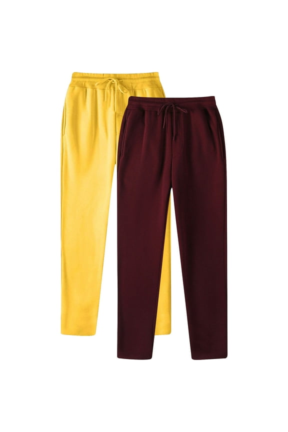 2 Pack Man Sweatpants Baggy Fleece Sweatpants for Men Fleece Sweat Pants Men Athletic Cargo Pants Men's Loose Running Pants Sports Cargo Pants