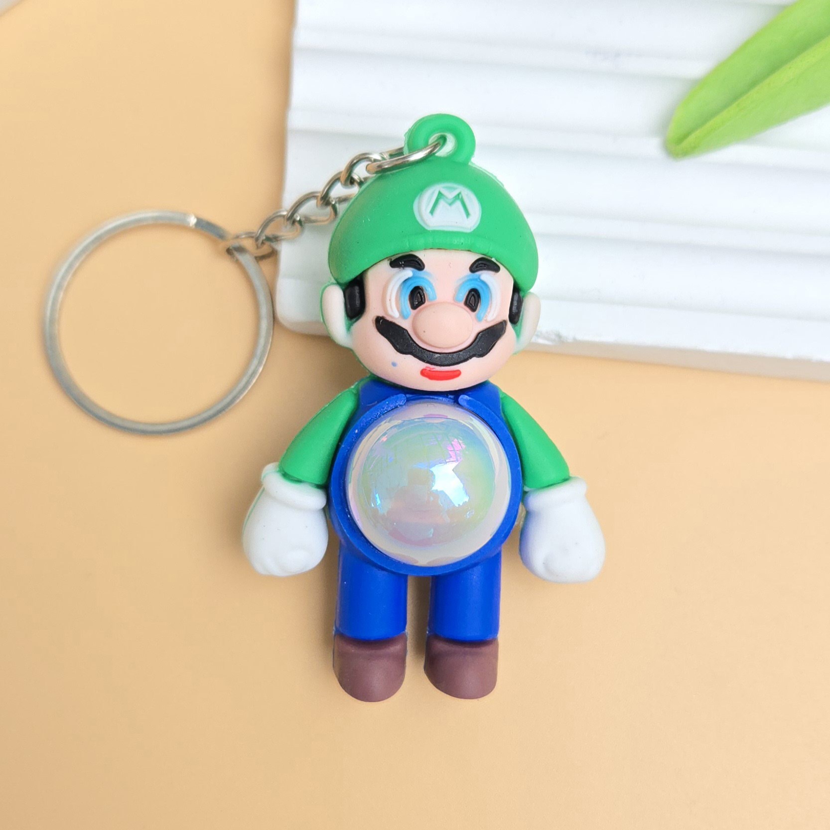 2 Pack Mario Cartoon Keychains For Girls Boys, Cute Pendant Keychains ...