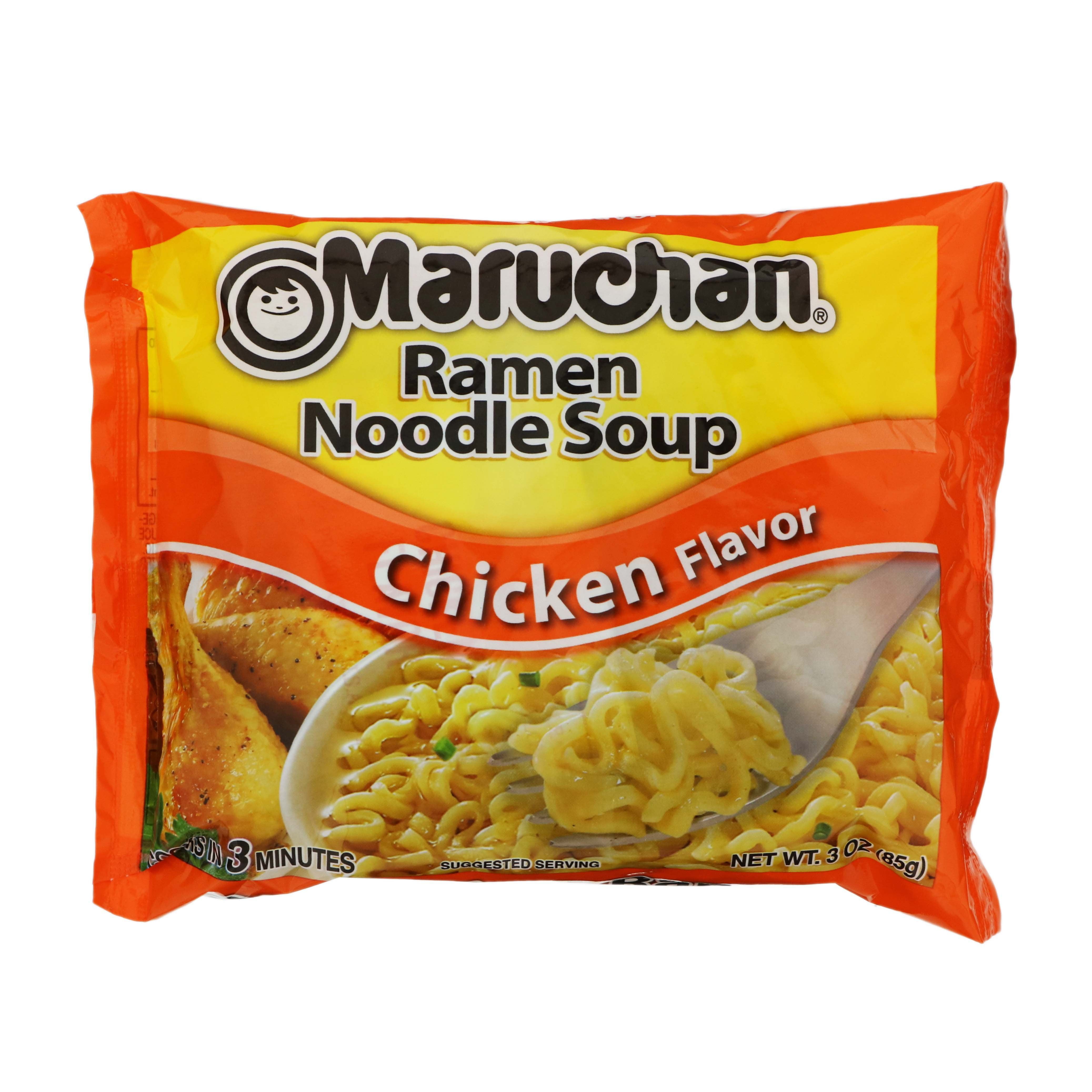 2 Pack - Maruchan Chicken Flavor Ramen Noodle Soup - 3 oz Packaging may vary