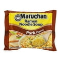 thumbnail image 1 of 2 Pack - Maruchan Pork Flavor Ramen Noodle Soup - 3 oz Packaging may vary, 1 of 1