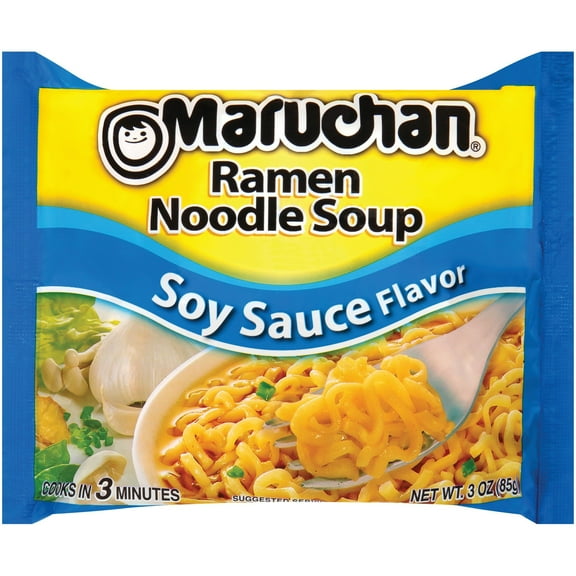 Maruchan Ramen Noodle Soy Sauce Flavor Soup(2 Packs)