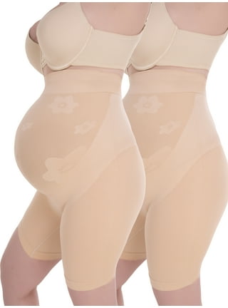 SHAPERIN Maternity Shapewear High Waisted Pregnancy Anti Chafing Body Shaper  Seamless Underwear Slimming Panties Belly Support Leggings 