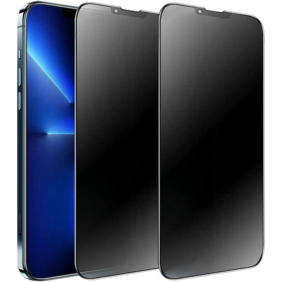 2-Pack Matte Privacy Screen Protector For iPhone 13 Pro Max/iPhone 14 Plus, Anti-Glare Anti-Spy Scratch Resistant Tempered Glass Film, Rounded Edge Full Coverage, Smooth & Sensitive Touch