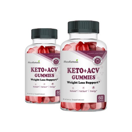 (2 Pack) MaxKetosis - MaxKetosis Keto+ACV Weight Loss Support Gummies