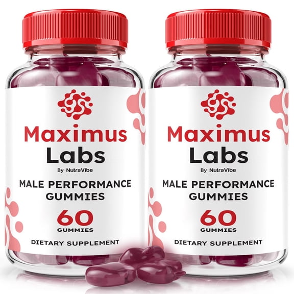 (2 Pack) Maximus Labs Gummies with a Natural Daily Blend for Energy & Wellness | Great-Tasting, Easy-to-Chew Gummies (120 Gummies)
