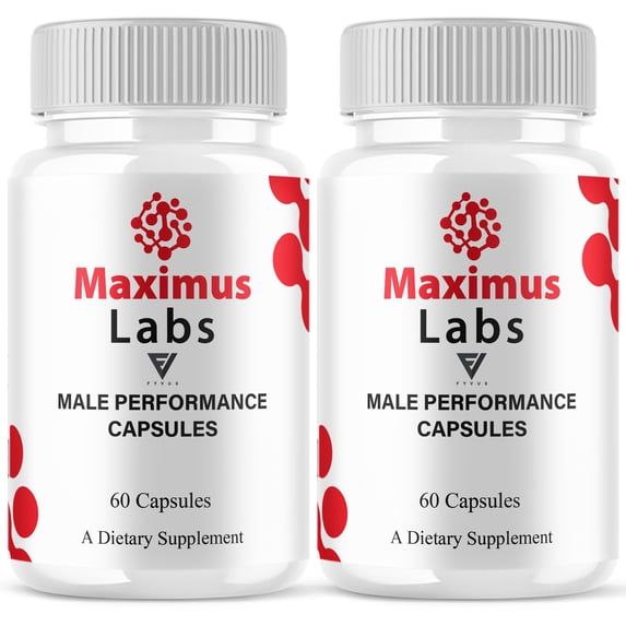 (2 Pack) Maximus Labs Male Support Pills, MaximusLabs Supplement (120 Capsules)