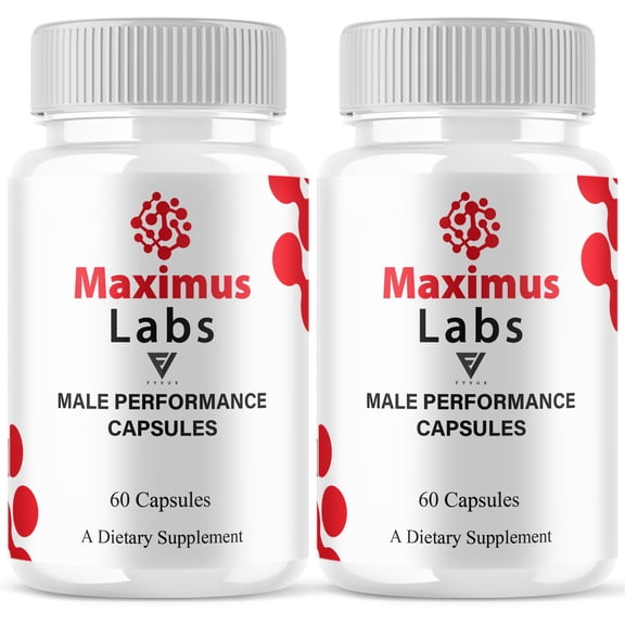 (2 Pack) Maximus Labs Male Support Pills, MaximusLabs Supplement (120 Capsules)