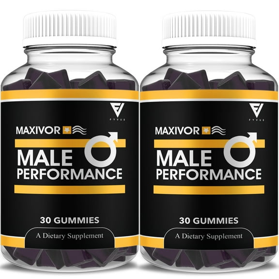 (2 Pack) Maxivor Gummies, Maxvor Performance Gummy Supplement (2 Month Supply)
