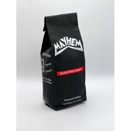 2-Pack Mayhem Coffee Signature Roast Ground Coffee