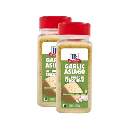 2 Pack | McCormick Garlic Asiago All-Purpose Seasoning Blend (12.4 oz.)