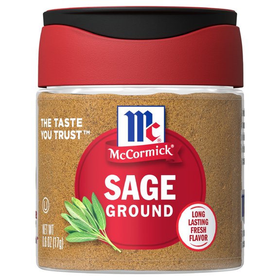 2 Pack - McCormick Ground Sage - 0.6 oz Packaging may vary