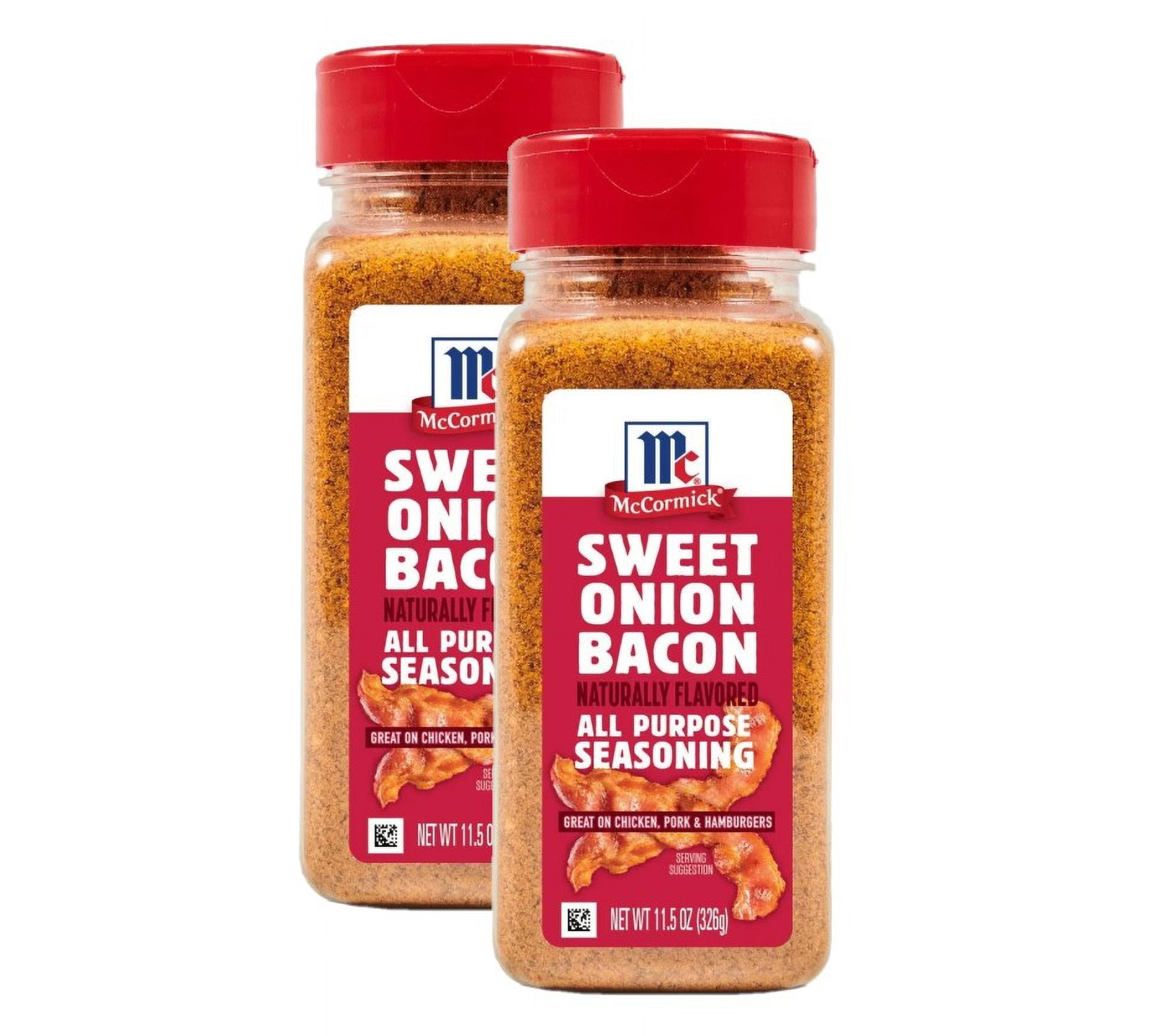 2 Pack  McCormick Sweet Onion Bacon All-Purpose Seasoning Blend (11.5 oz.)  
