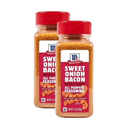 2 Pack | McCormick Sweet Onion Bacon All-Purpose Seasoning Blend (11.5 oz.)