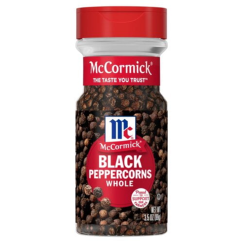 2 Pack - Mccormick Peppercorns Black Whole 3.5 oz Package May Vary