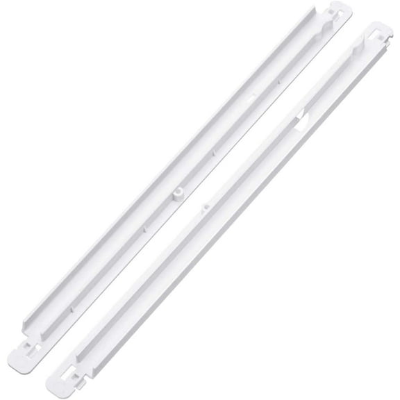 2 Pack Meat Pan Hangers for Refrigerator Including 240365401 (Left) and 240356501 (Right)