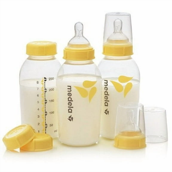 2 Pack - Medela Breastmilk Bottle Set, Bpa-free 8oz (2 sets)