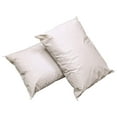 thumbnail image 1 of 2 Pack MediCheck White Vinyl Covered Bed Pillows - Wipeable Easy Clean - Soft Low Profile Non-Fluffy Support - Not an Encasement or Zippered Protector - 20 in x 26 in - Standard, 1 of 8