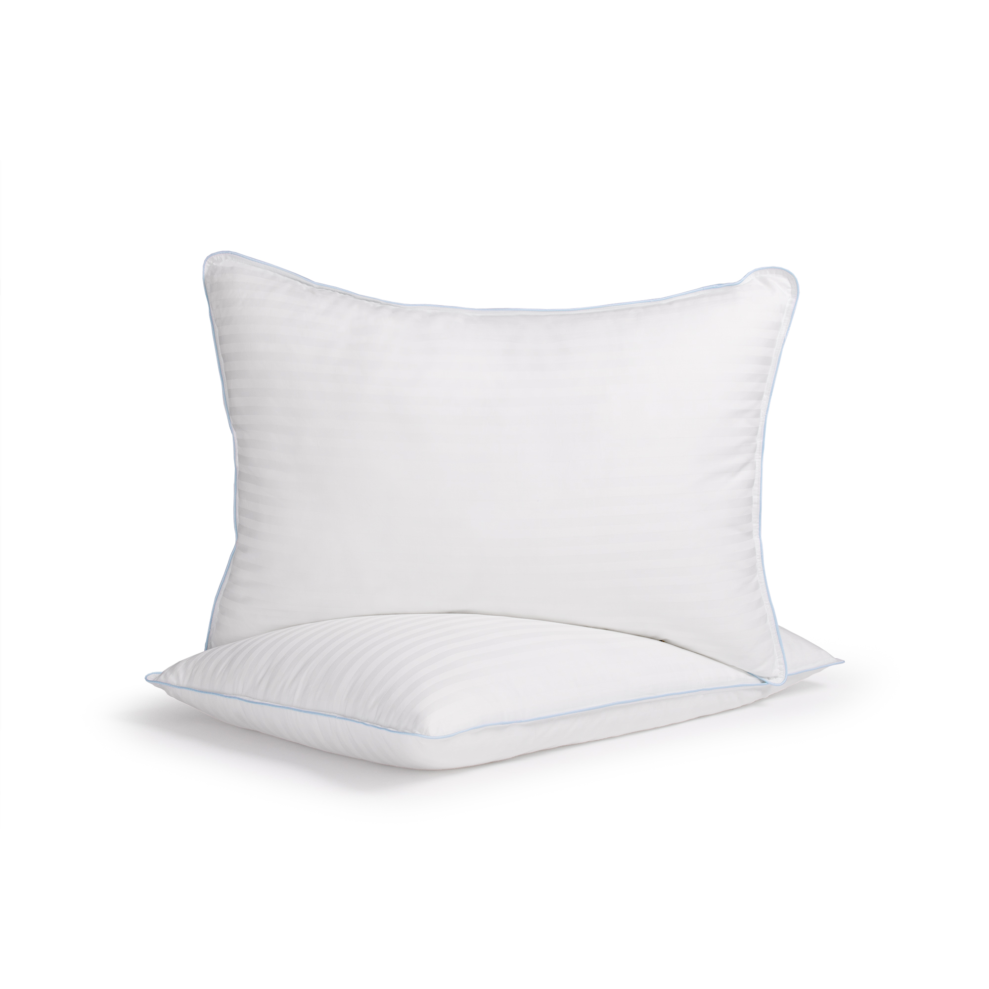2 Pack Medium Firmness Down Alternative Bed Pillow, Standard - eLuxury - image 1 of 6