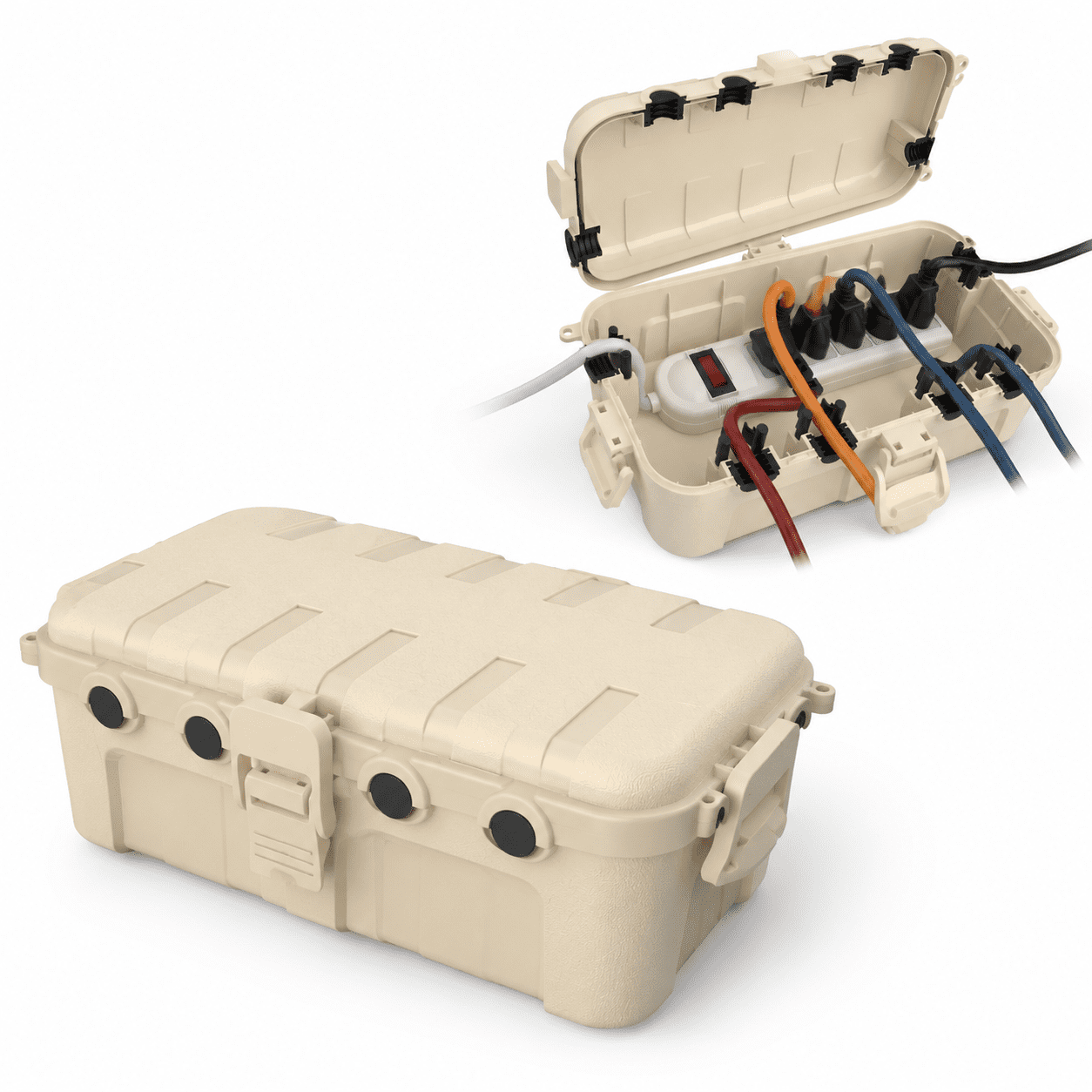 [2 Pack] Medium Ip54 Waterproof Outdoor Electrical Box - Walmart.com