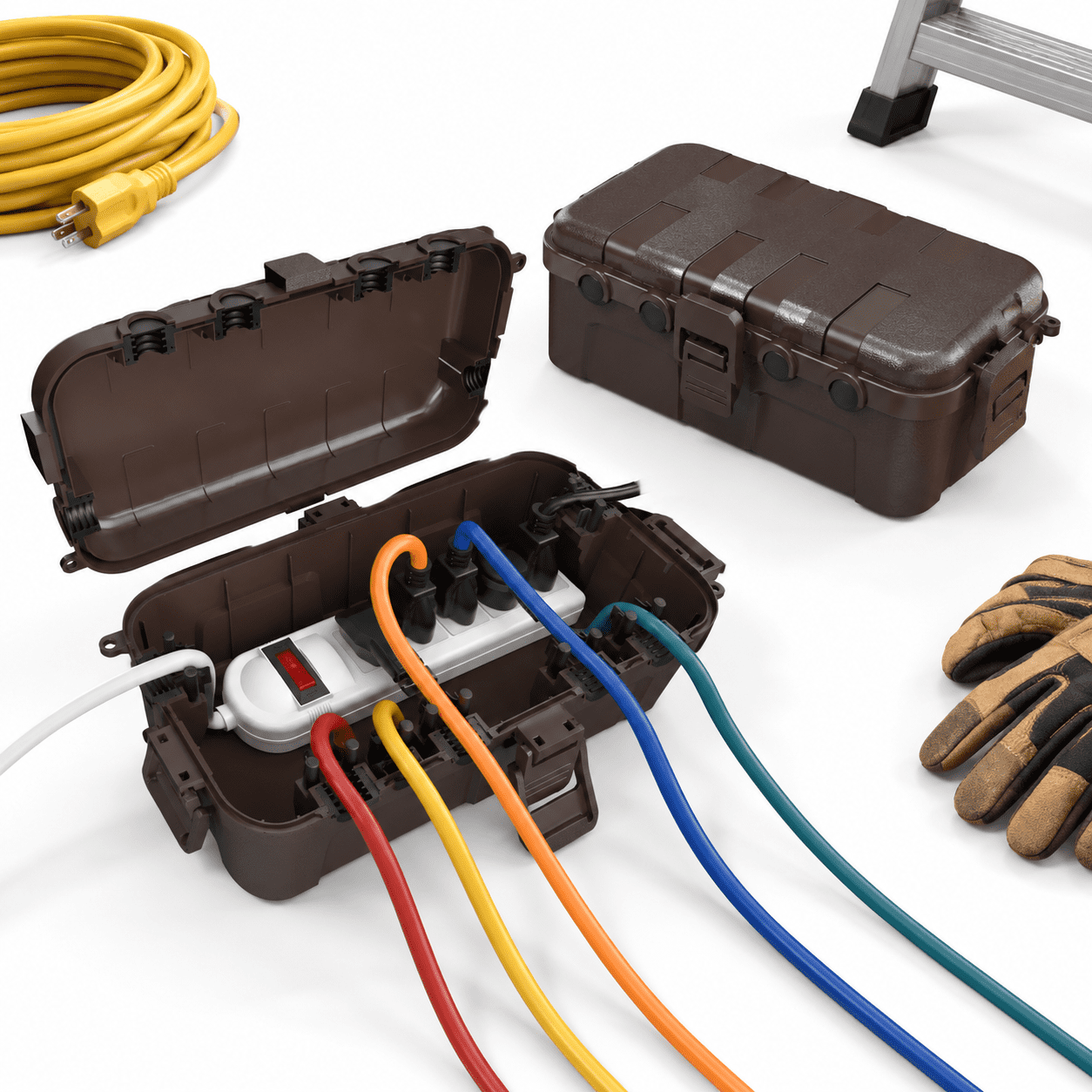 [2 Pack] Medium Ip54 Waterproof Outdoor Electrical Box - Walmart.com