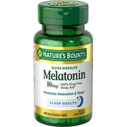 2 Pack - Melatonin 10 mg Quick Dissolve Tablets 45 ea