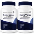thumbnail image 1 of (2 Pack) MemoVance Pills – Daily Formula with a Natural Blend to Help Maintain Focus, Memory & Concentration | Clean, Gentle, Easy-to-Swallow Capsules for Everyday Sharpness (120 Capsules), 1 of 10