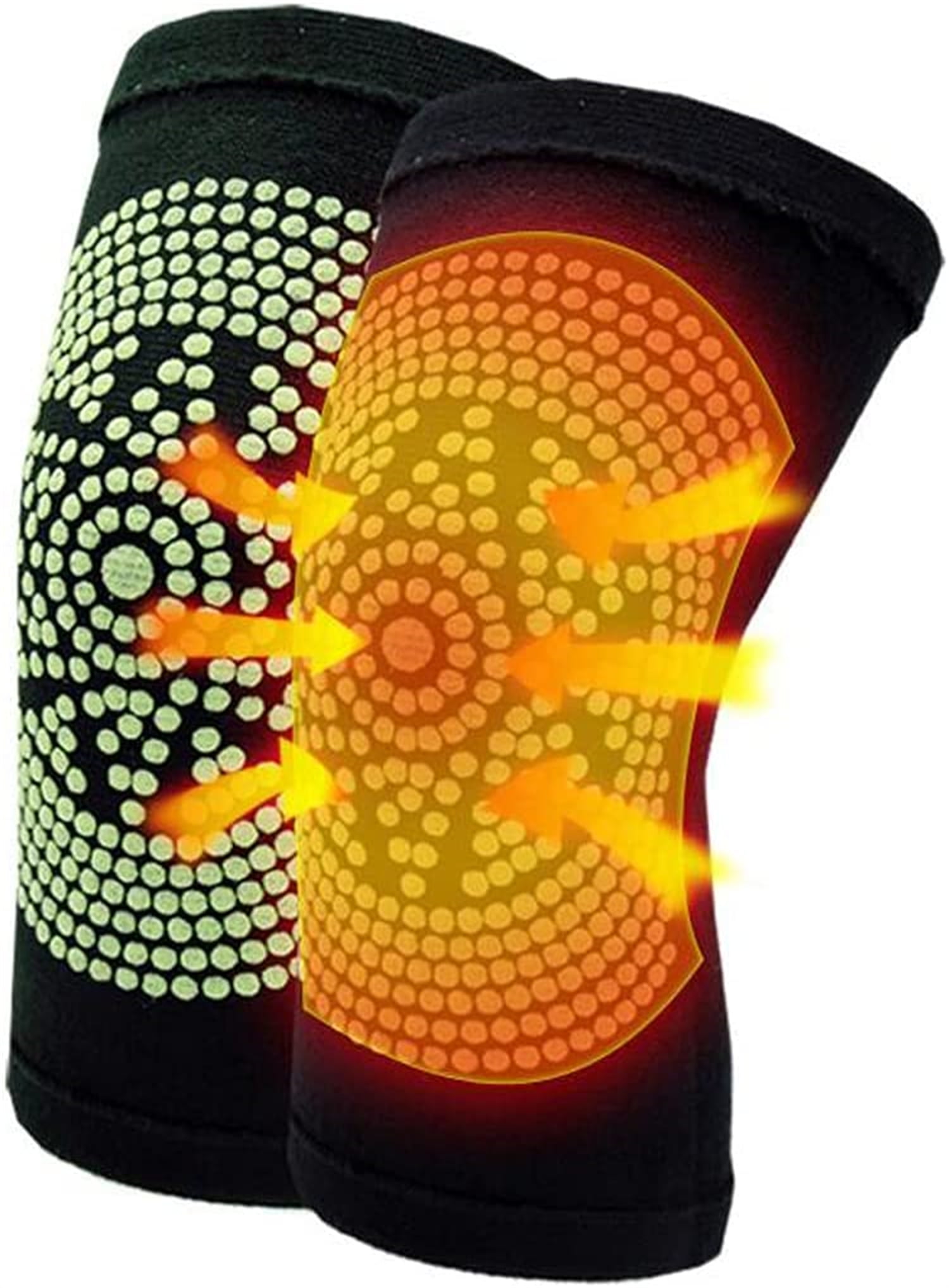 2 Pack Men Women Knee Braces Knee Compression Sleeve Winter Warm