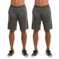 thumbnail image 1 of 2 Pack Men’s Athletic Shorts Running with Pockets Drawstring S-3XL Regular Big & Tall Solid Elastic Waist Training Gym Workout Sports Bottoms Menswear, 1 of 4