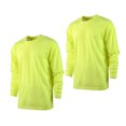 thumbnail image 1 of 2 Pack Men's Cotton T-Shirts with Ridded Cuff Crew Neck Long Sleeve Classic Fit Tee S-3XL Regular Big & Tall Breathable Casual Menswear Top Streetwear, 1 of 3