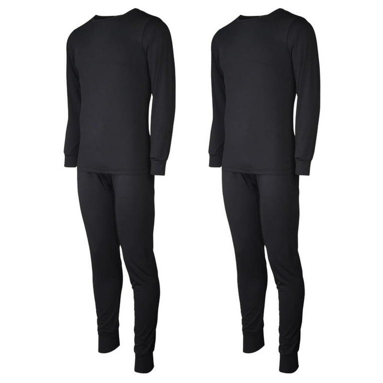 Pack Men's Fleece Thermal Underwear Piece Set S-3XL Top