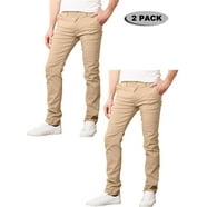 Real School Young Men's Slim Uniform 5-Pocket Stretch Skinny Leg Pant ...