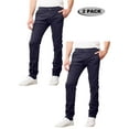 thumbnail image 1 of 2-Pack Men's Flex Stretch Slim Fit Cotton Everyday Chino Pants (31" Inseam), 1 of 5
