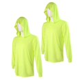 thumbnail image 1 of 2 Pack Men's Hoodie Shirts with Ridded Cuff Cotton Long Sleeve Crew Neck Active Hooded T-Shirts Sweatshirts Tee S-3XL Workout Hiking Fishing Outdoor, 1 of 4
