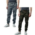 thumbnail image 1 of 2-Pack Men's Slim-Fit Stretch Cargo Jogger (S-2XL), 1 of 5
