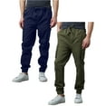 thumbnail image 1 of 2-Pack Men's Slim-Fit Stretch Cargo Jogger (S-2XL), 1 of 4